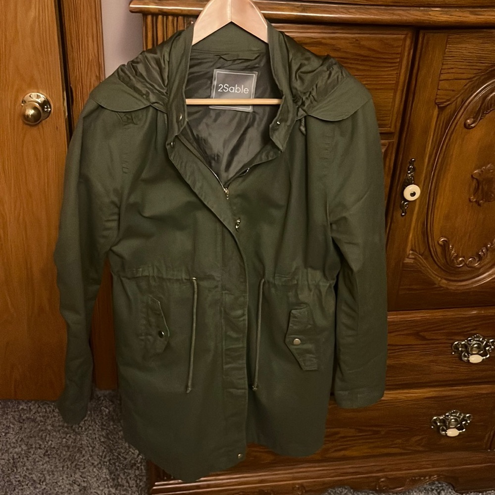 Thigh length jacket